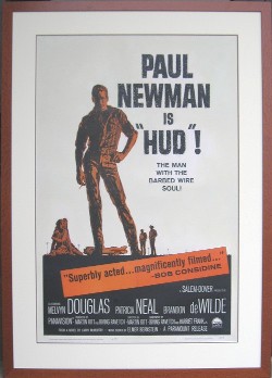 Movie Poster from HUD with Paul Newman
